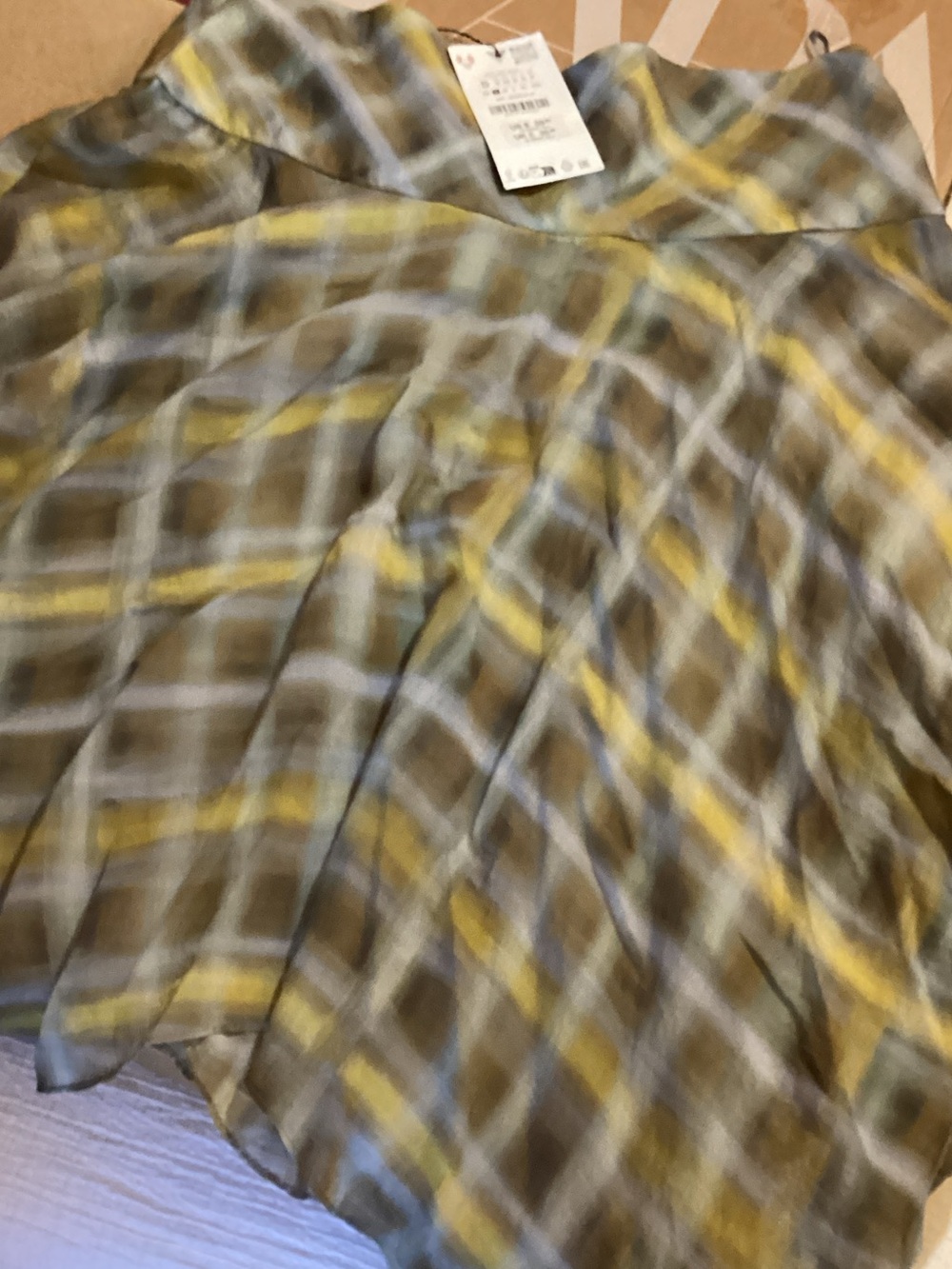 Zara Skirt. Asymmetrical hem.